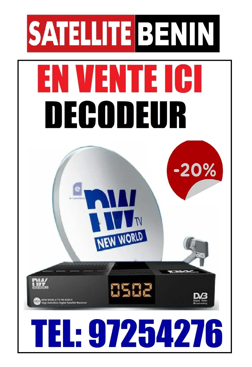 vente et installation des decodeurs new world 