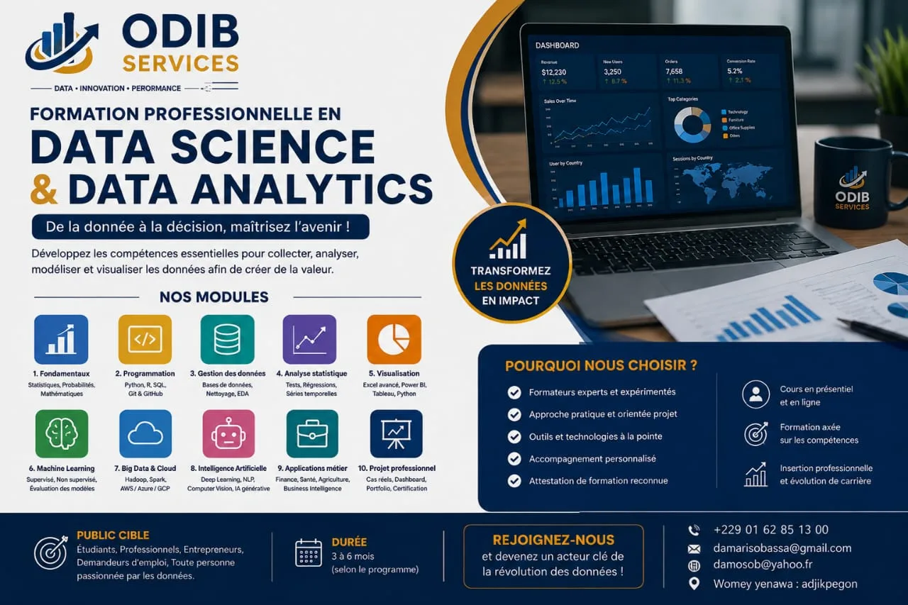 Formation Data Science et Data Analytics